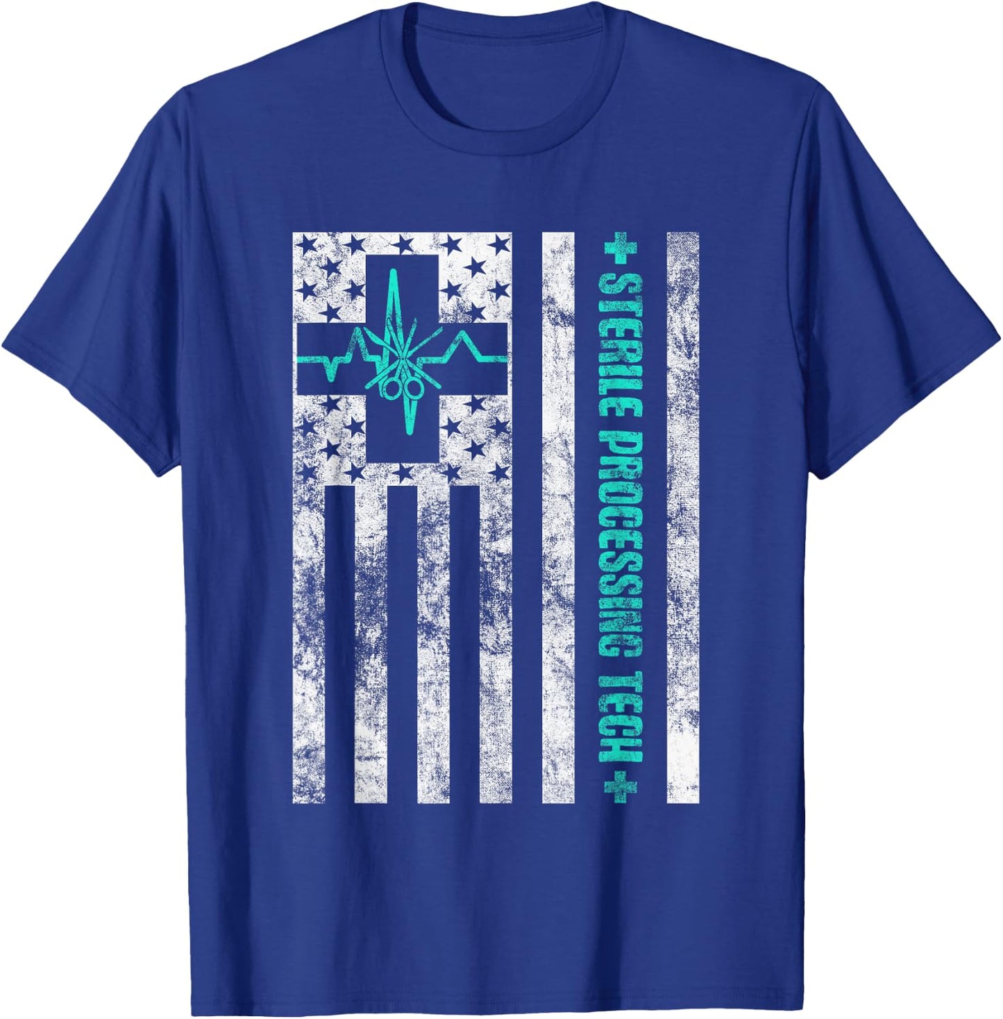 Sterile Processing Technician CRCST Sterile Preparation Tech T-Shirt - T-Shirt | Royal