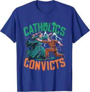 Classic Catholics vs Convicts 1988 T-Shirt - T-Shirt | Royal