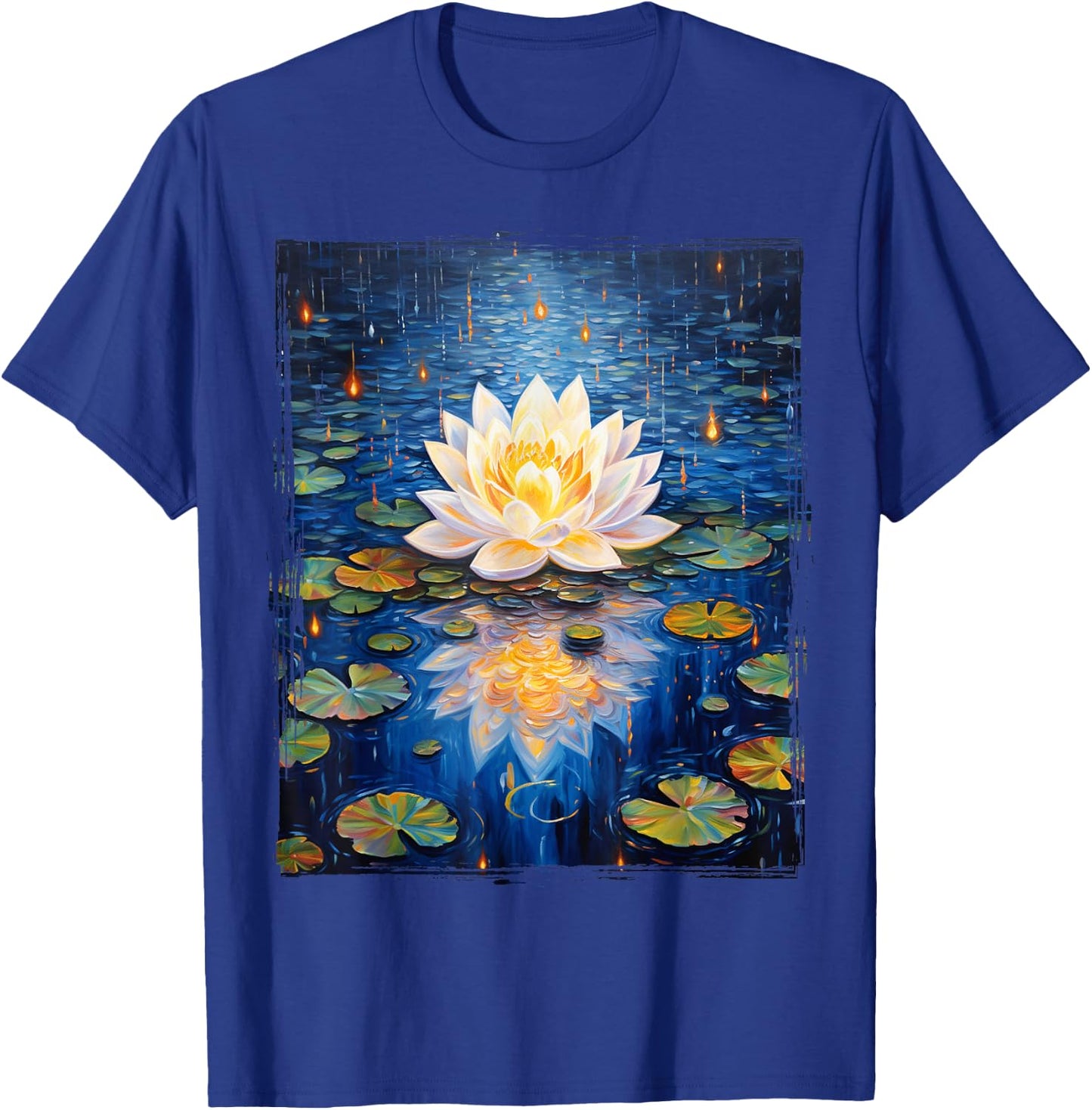 Vintage Lotus , Buddhist & Women T-Shirt - T-Shirt | Royal