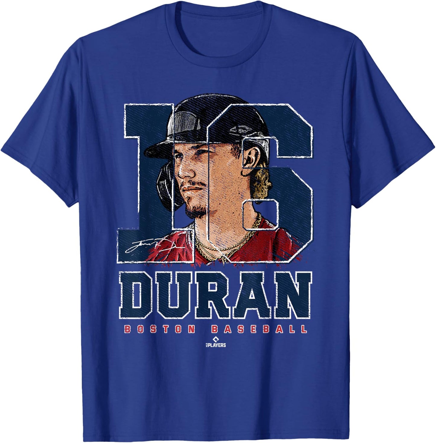 Silhouette Jarren Duran Boston MLBPA T-Shirt - T-Shirt | Royal