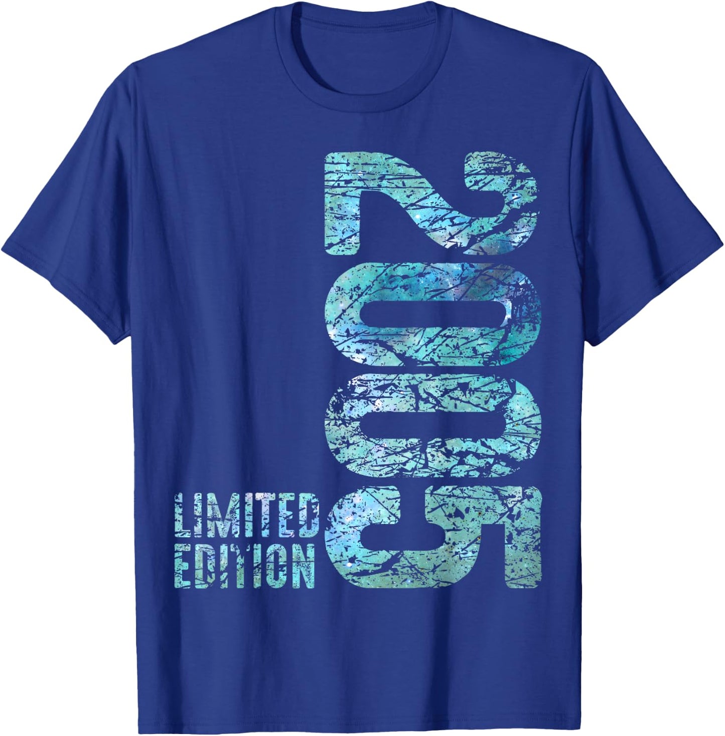 21st Birthday Man Woman 21 Years 2005 Decorative Gift Funny T-Shirt - T-Shirt | Royal