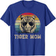Vintage Tiger Mom Tiger Lovers Mommy Mother's Day T-Shirt - T-Shirt | Royal