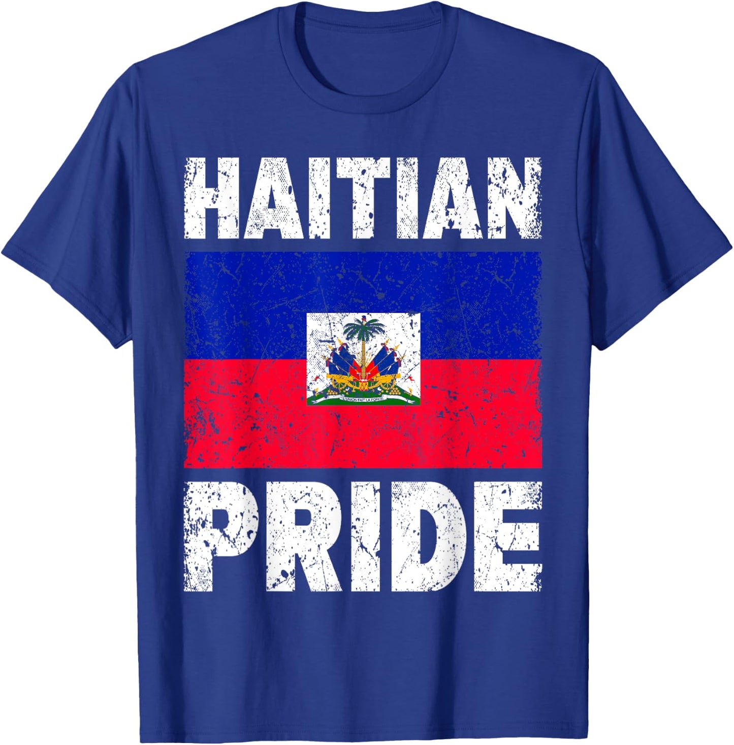 Haiti Flag Haitian Pride T-Shirt - T-Shirt | Royal