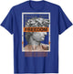 Hip Hop Vintage Hipster Edgy Urban Y2K Back Print Streetwear T-Shirt - T-Shirt | Royal