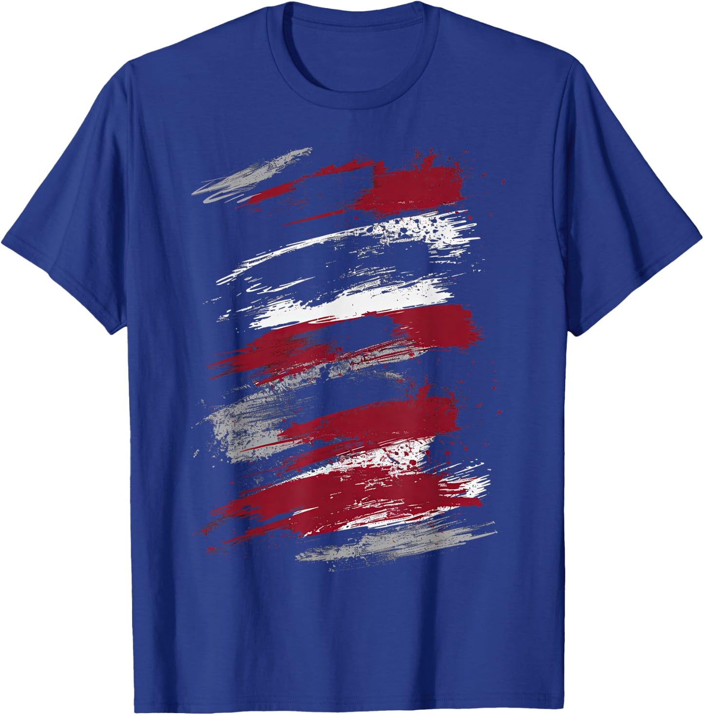 Red And Black Grunge Graphic T-Shirt - T-Shirt | Royal