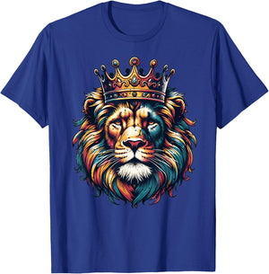 (2 SIDED) Lion of Judah Hebrew Black Israelite Bible Verses T-Shirt - T-Shirt | Royal