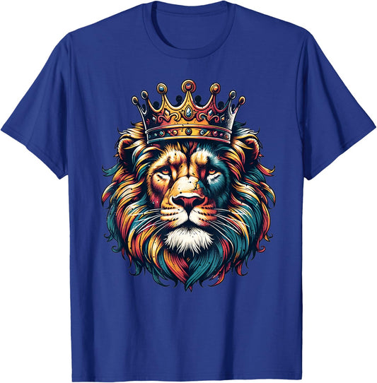 (2 SIDED) Lion of Judah Hebrew Black Israelite Bible Verses T-Shirt - T-Shirt | Royal