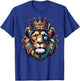 (2 SIDED) Lion of Judah Hebrew Black Israelite Bible Verses T-Shirt - T-Shirt | Royal