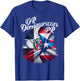 Dominirican DR Dominican Republic Puerto Rico PR Flag Pride T-Shirt - T-Shirt | Royal
