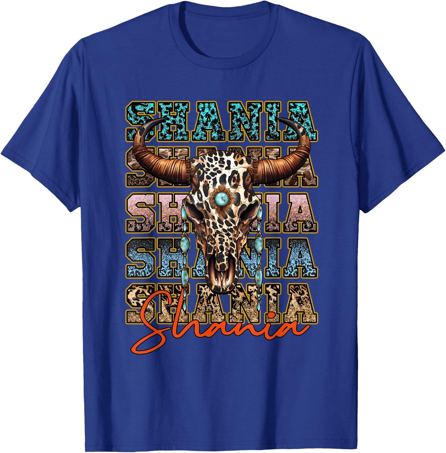 Love Shania First Name Personalized Team Shania Family Pride T-Shirt - T-Shirt | Royal