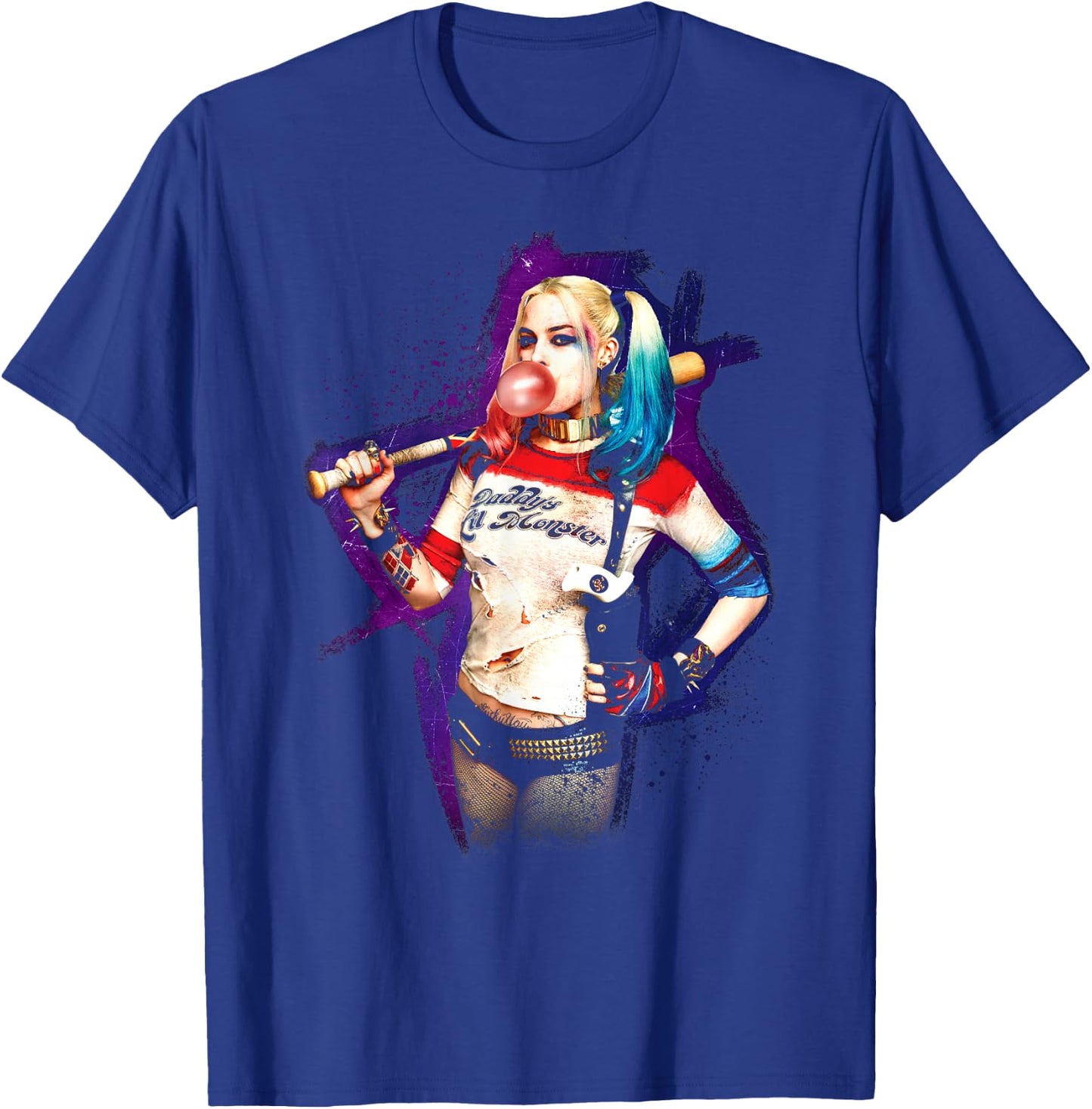 Suicide Squad Harley Quinn Bubble T-Shirt - T-Shirt | Royal
