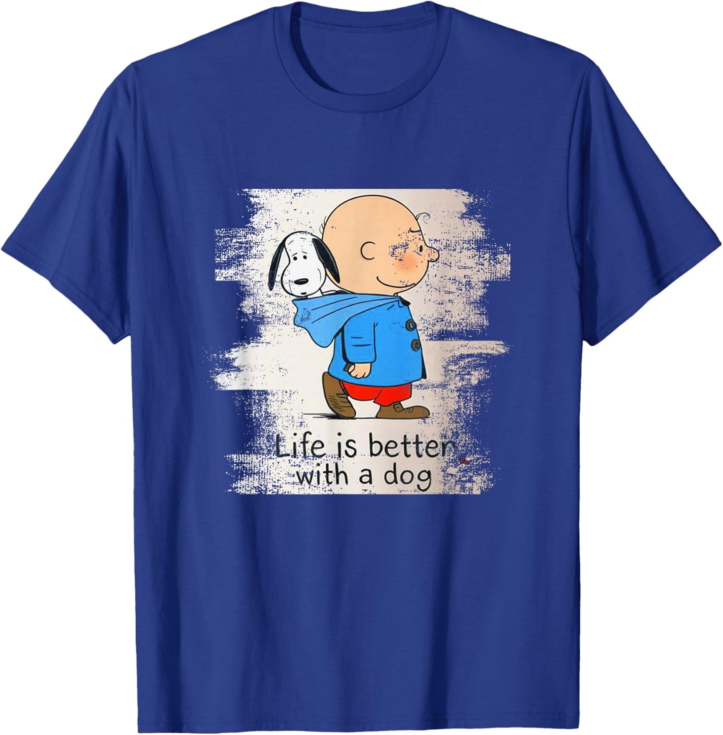 Life Is Better With A Dog T-Shirt - T-Shirt | Royal