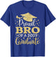 Bro Senior 2025 Proud Bro Of A Class Of 2025 Graduate T-Shirt - T-Shirt | Royal
