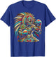 Mexican Boxing Pride Inka Sports Design T-Shirt - T-Shirt | Royal
