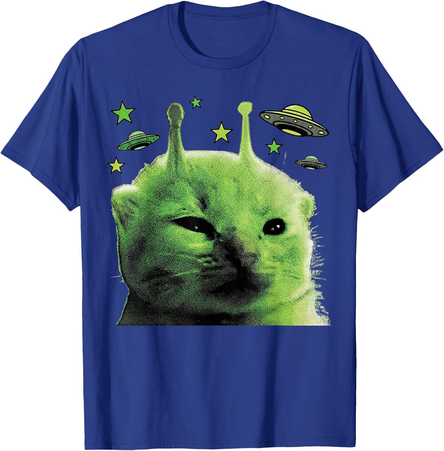 Gnarp Cat Silly Alien Cat Meme Brainrot Meme Funny Silly Cat T-Shirt - T-Shirt | Royal