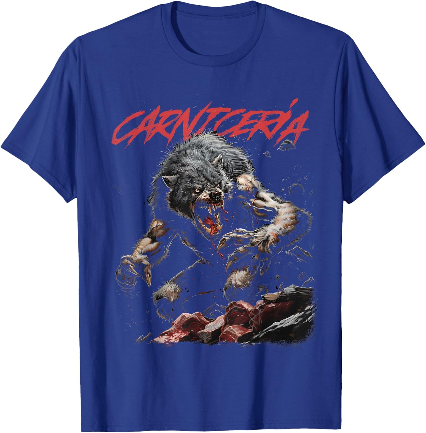Angry Werewolf T-Shirt - T-Shirt | Royal