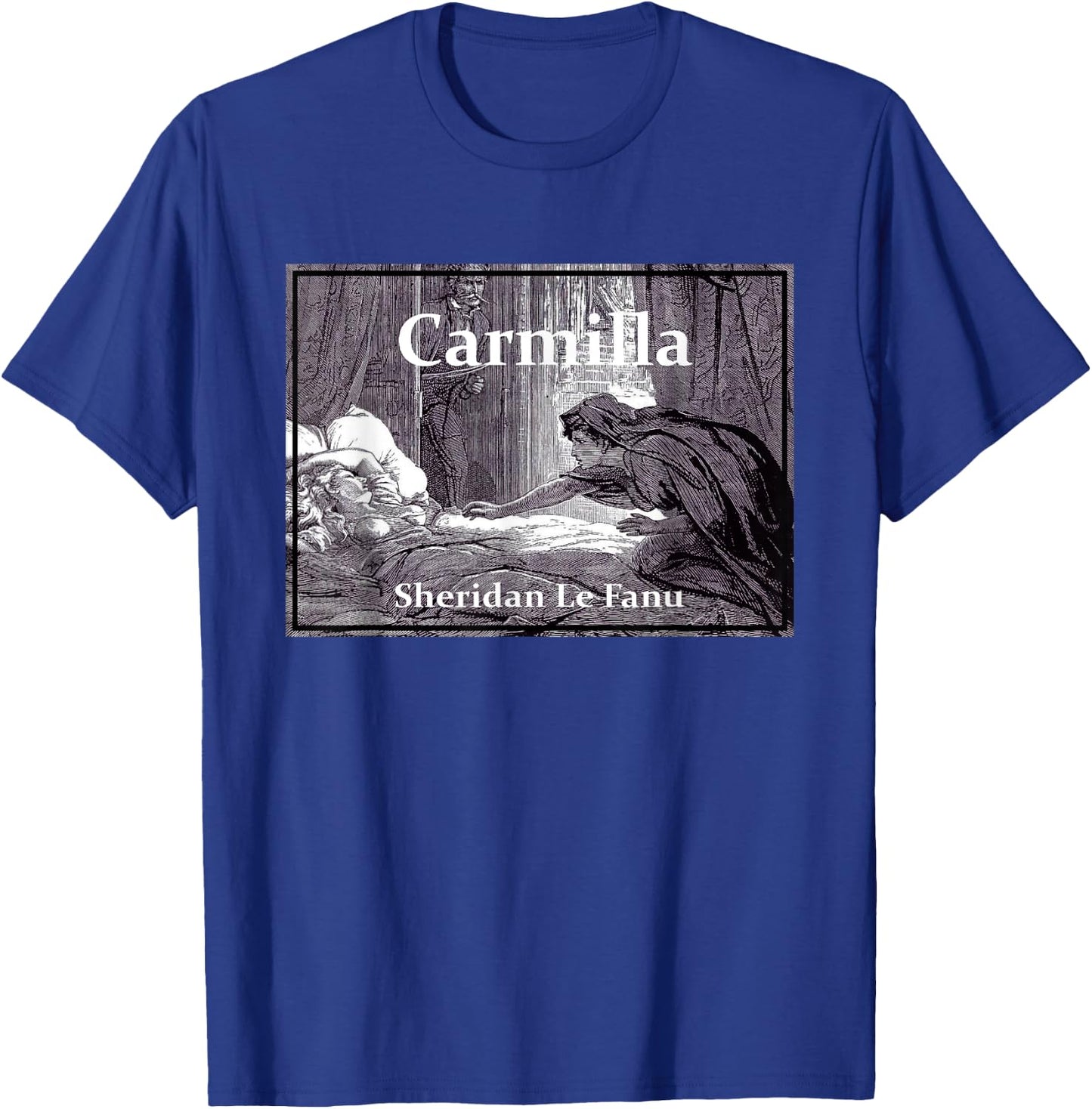 Carmilla - Gothic Vampiress Novel T-Shirt - T-Shirt | Royal