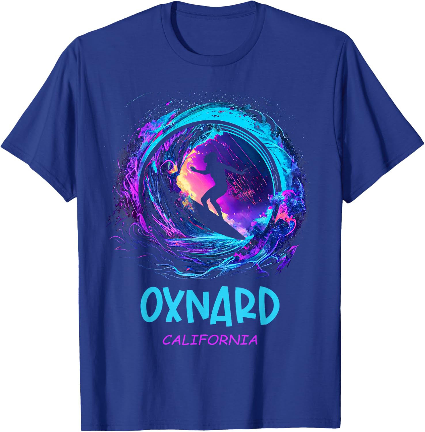 Oxnard California T-Shirt - T-Shirt | Royal