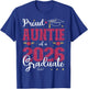 Proud Auntie of a class of 2026 graduate for graduation T-Shirt - T-Shirt | Royal