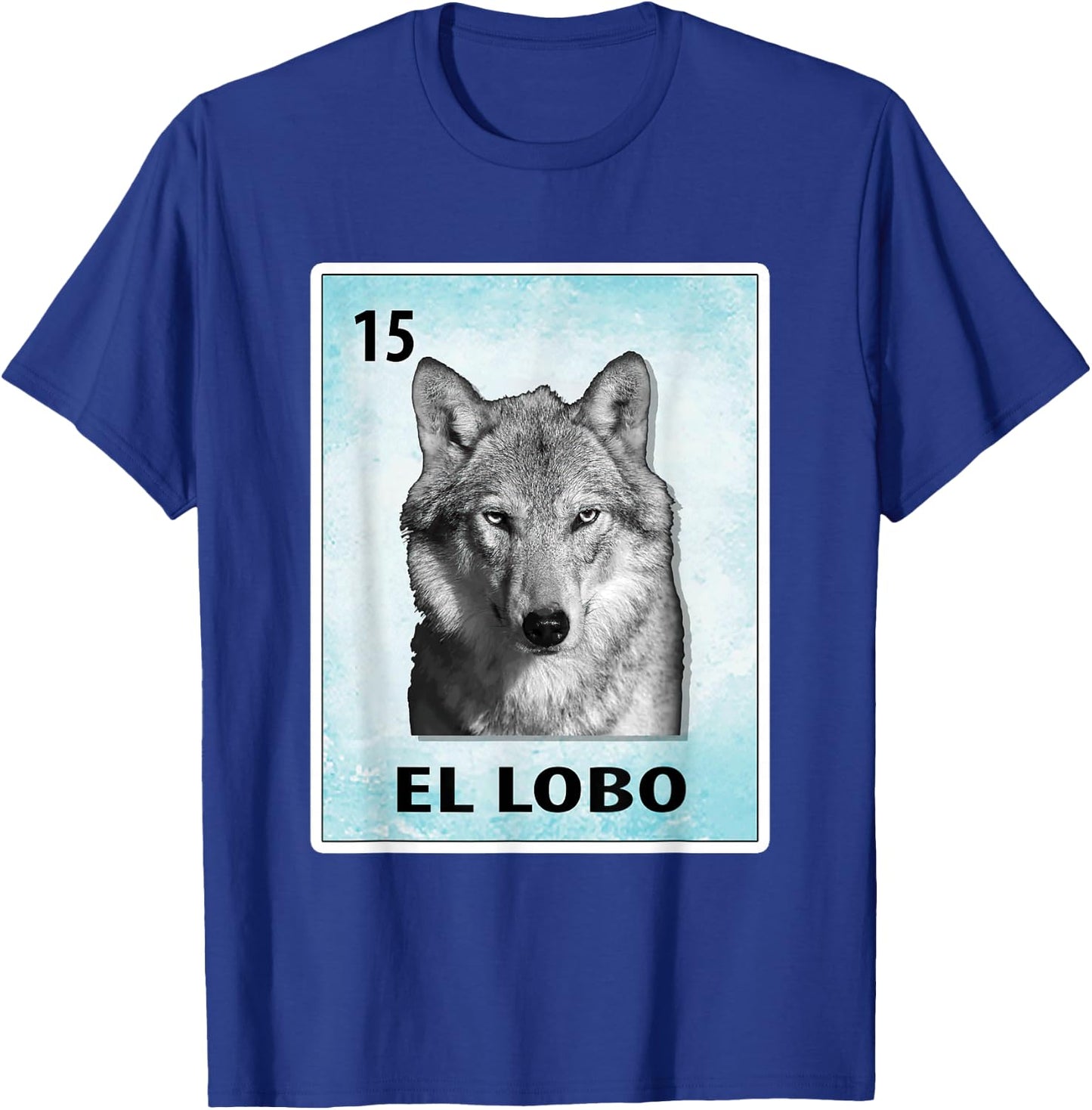 El Lobo Mexican Wolf Cards T-Shirt - T-Shirt | Royal
