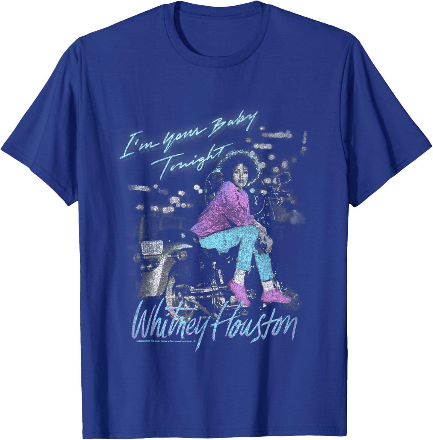 Whitney Houston Baby Tonight T-Shirt - T-Shirt | Royal