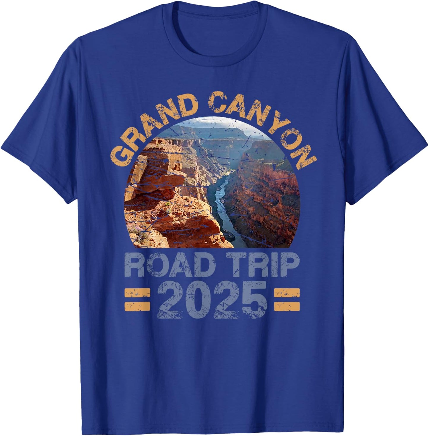 Grand Canyon National Park Road Trip 2025 Family Vacation T-Shirt - T-Shirt | Royal