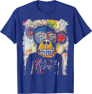 Pop Art Style Monkey 90s Men's Graffiti T-Shirt - T-Shirt | Royal