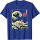 Havanese Japanese Kanagawa Wave Funny Surf Dog T-Shirt - T-Shirt | Royal