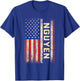 Nguyen Last Name Shirt Nguyen Name American Flag Kids Men T-Shirt - T-Shirt | Royal