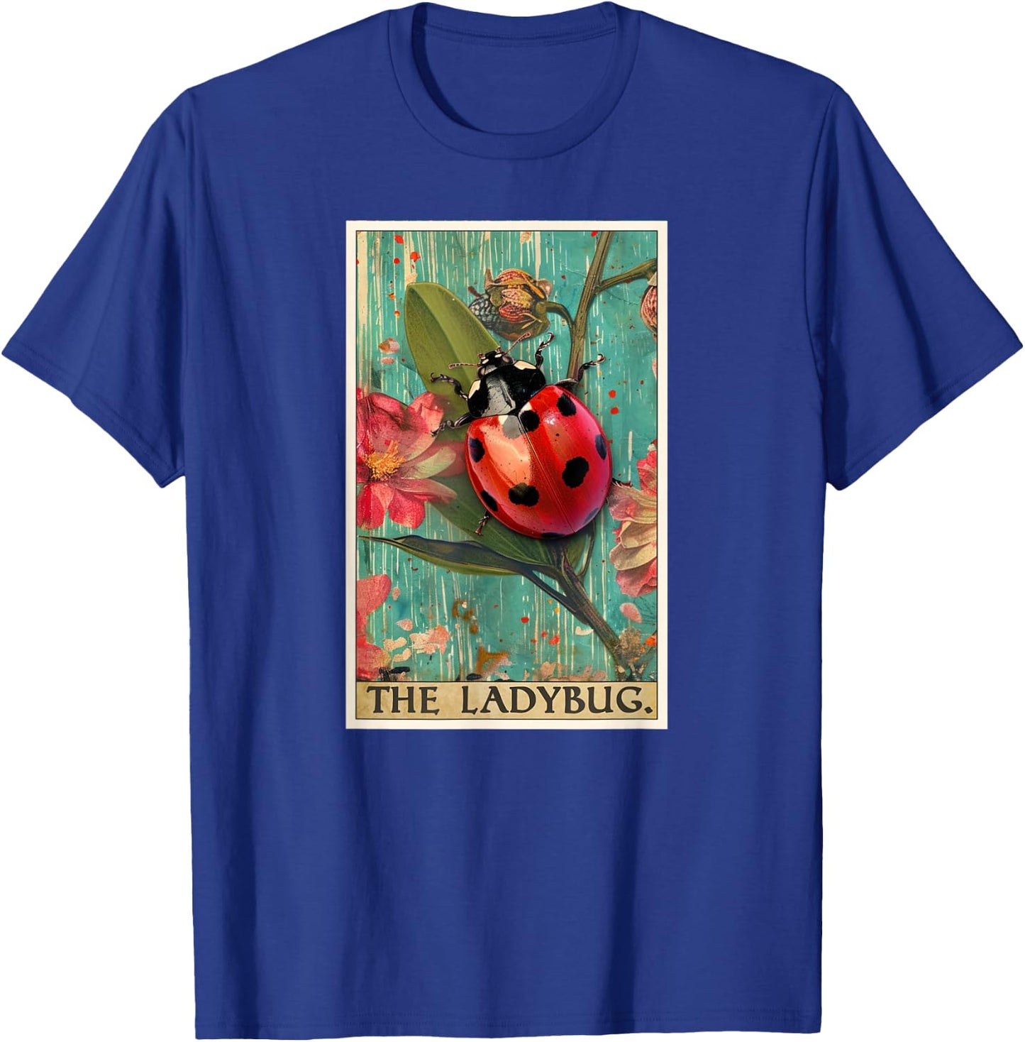 Ladybugs Ladybug Tarot Card T-Shirt - T-Shirt | Royal