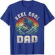 Reel Cool Dad Fishing Daddy Father's Day Fisherman Fish T-Shirt - T-Shirt | Royal