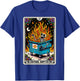 Emotional Dumpster Fire Funny Tarot Card Sarcastic Skeleton T-Shirt - T-Shirt | Royal