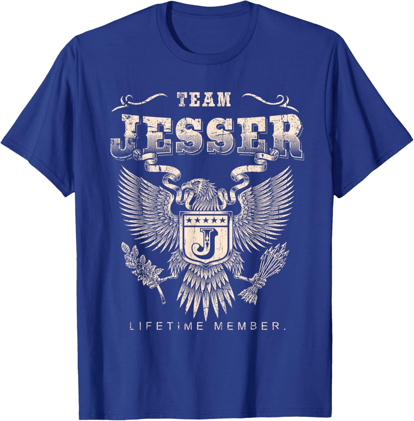 Team Jesser Lifetime Member - Jesser Name T-Shirt - T-Shirt | Royal