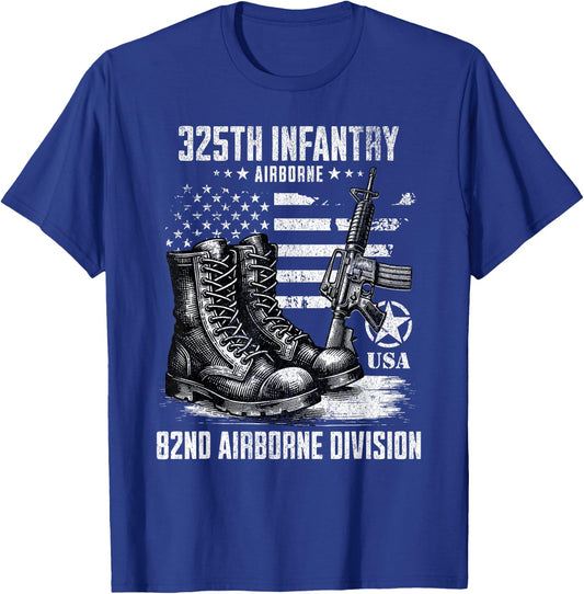 325th Infantry Regiment 82nd Airborne Division Veteran T-Shirt - T-Shirt | Royal