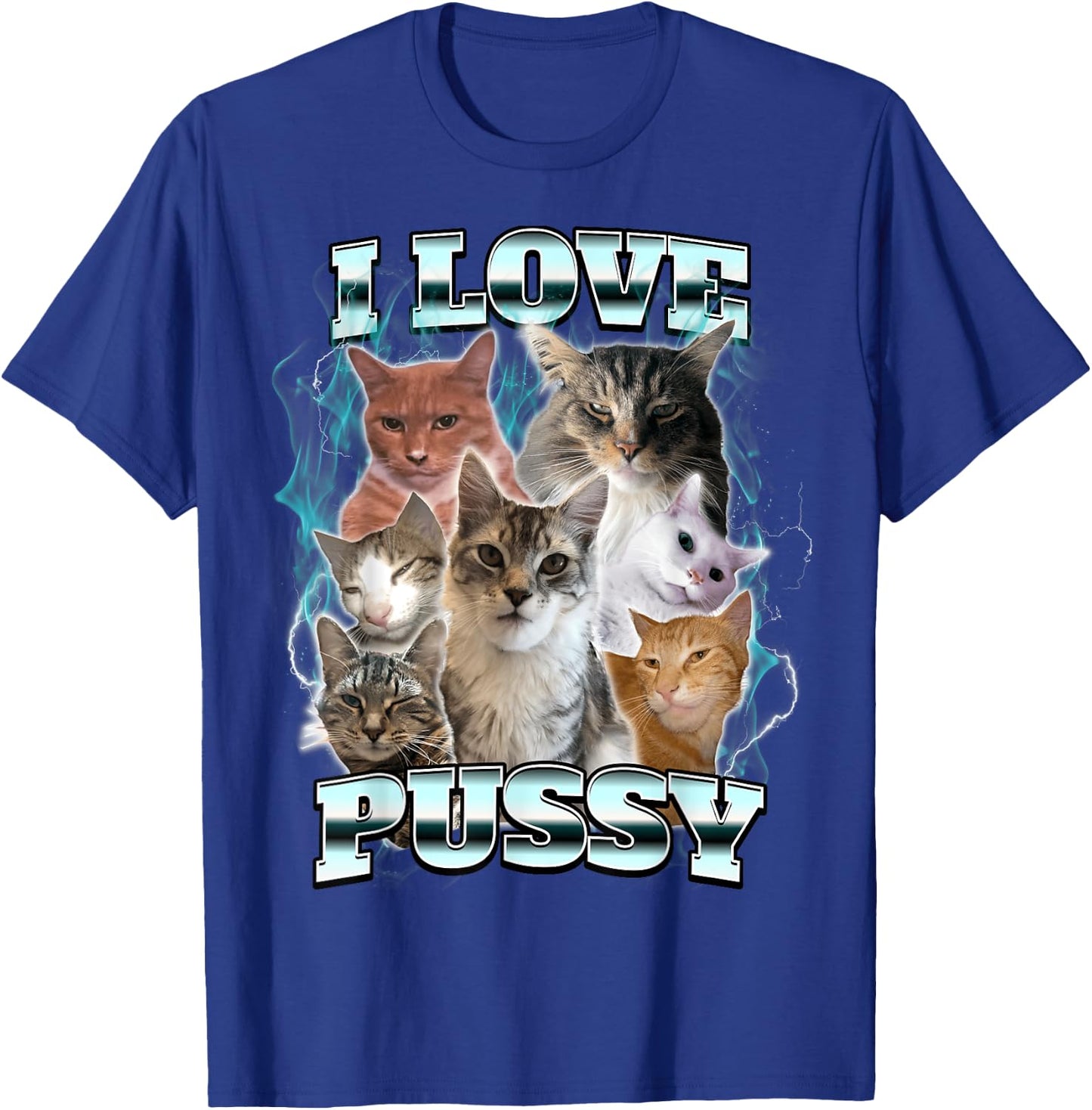 I Love Pussy Cat T-Shirt - T-Shirt | Royal