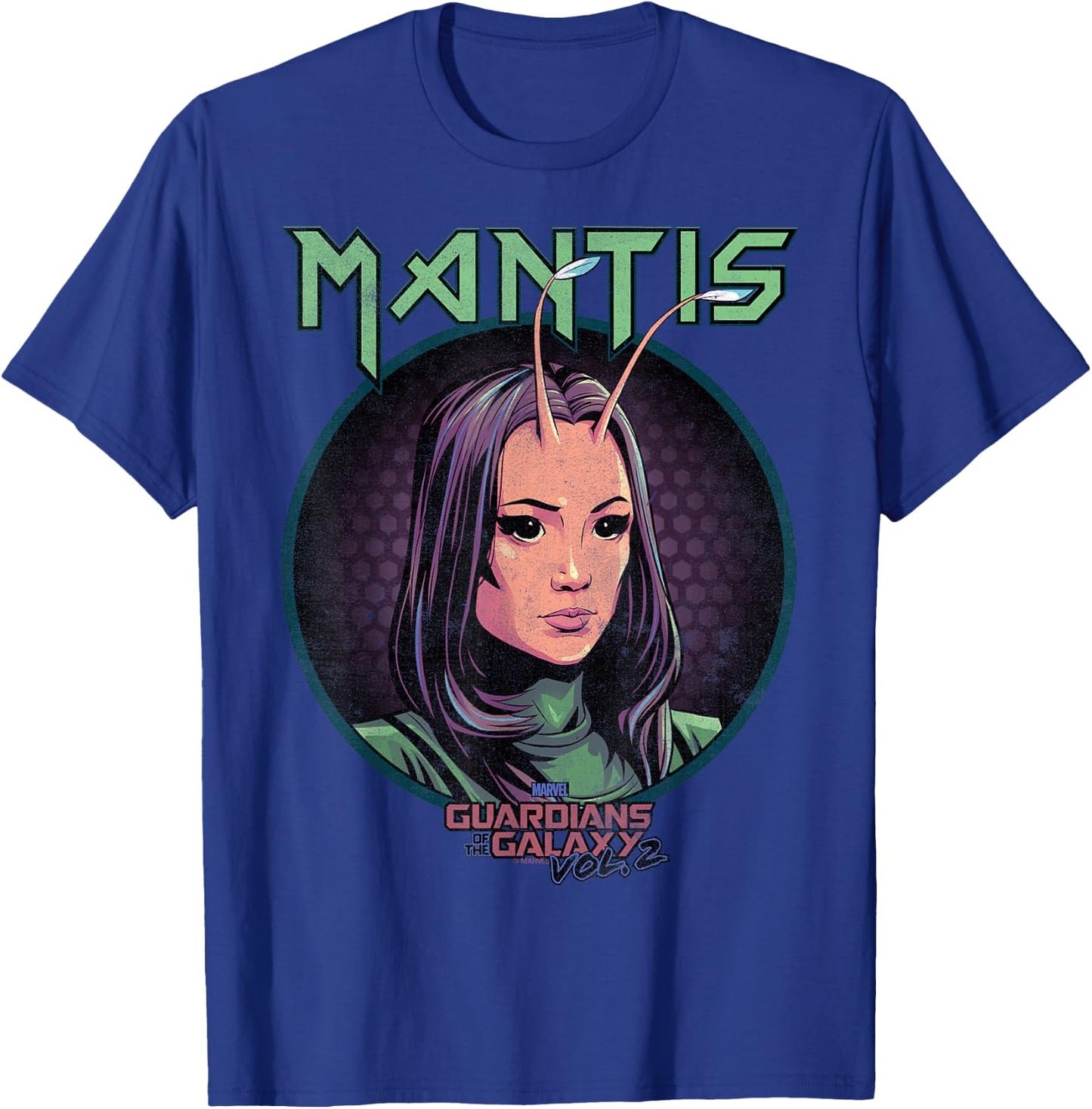 Marvel Guardians of The Galaxy Vol 2 Mantis Rock Portrait T-Shirt - T-Shirt | Royal