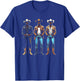 Black Cowboy Western Rodeo Melanin Black History Texas Men T-Shirt - T-Shirt | Royal