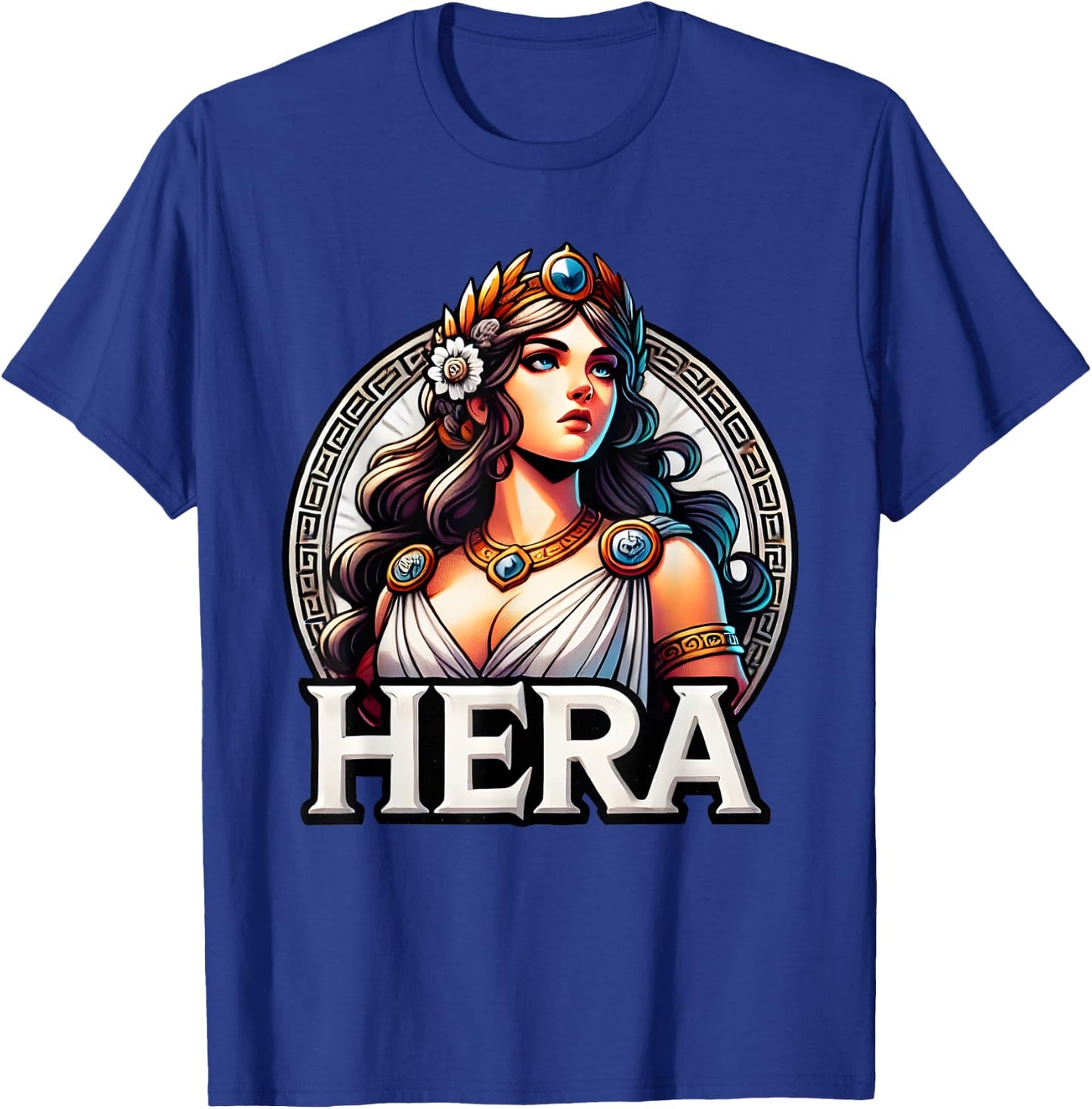 Hera Greek Goddess Mythology Ancient Greece T-Shirt - T-Shirt | Royal