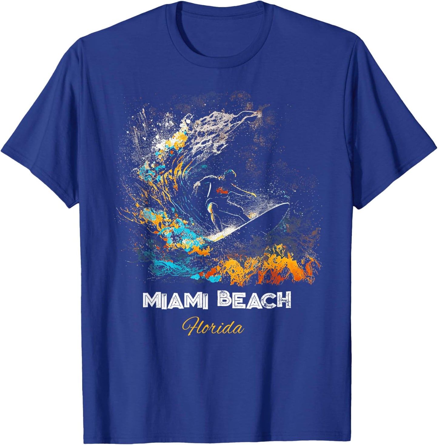 Miami Beach Florida Women Kids T-Shirt - T-Shirt | Royal
