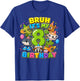 Bruh It’s My 8th Birthday Cute Baby Brainrot Kids Birthday T-Shirt - T-Shirt | Royal