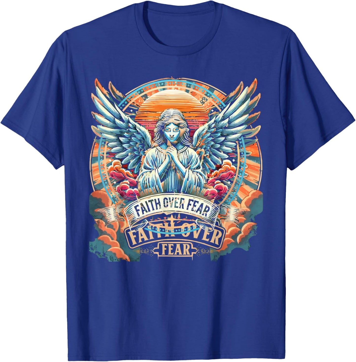 Archangel Gabriel Catholic Christianity Guardian Angel T-Shirt - T-Shirt | Royal