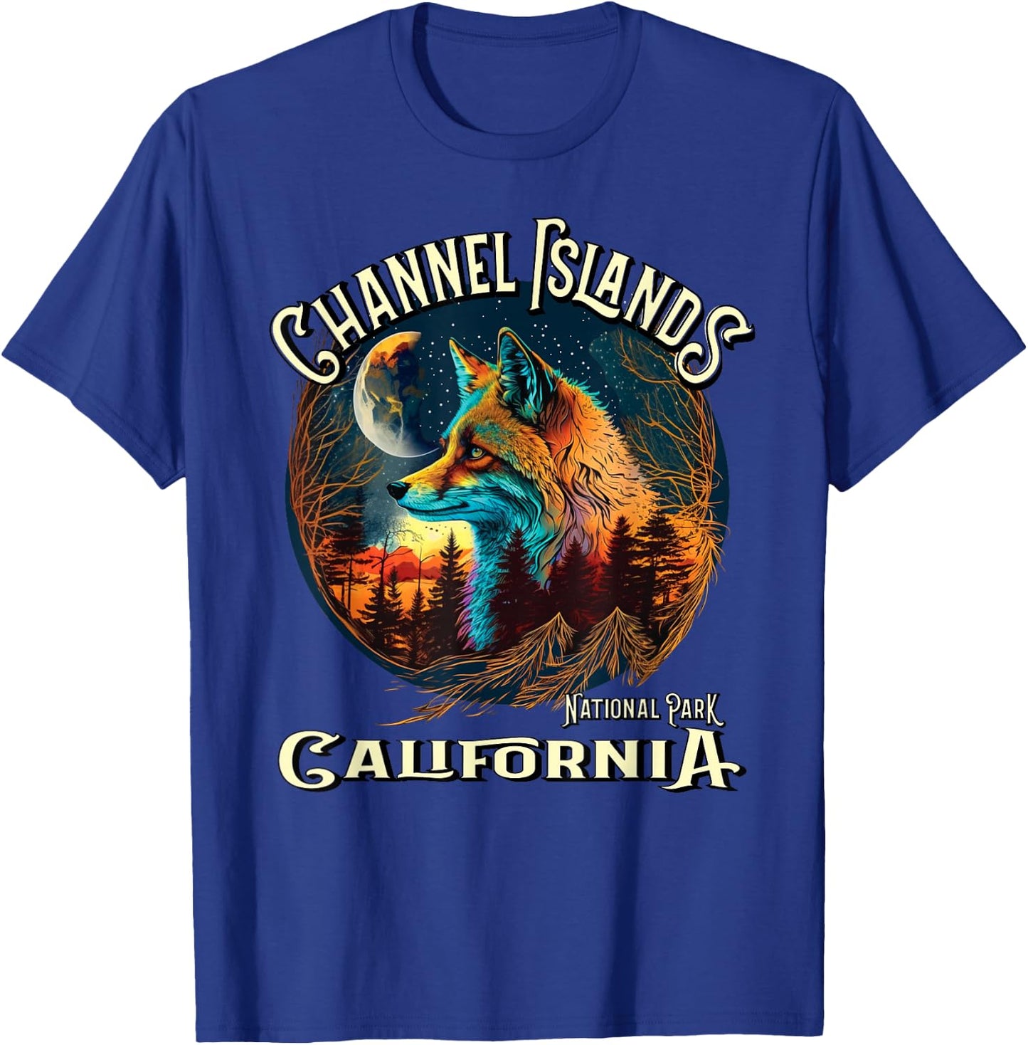 Channel Islands National Park California Island Fox Keepsake T-Shirt - T-Shirt | Royal