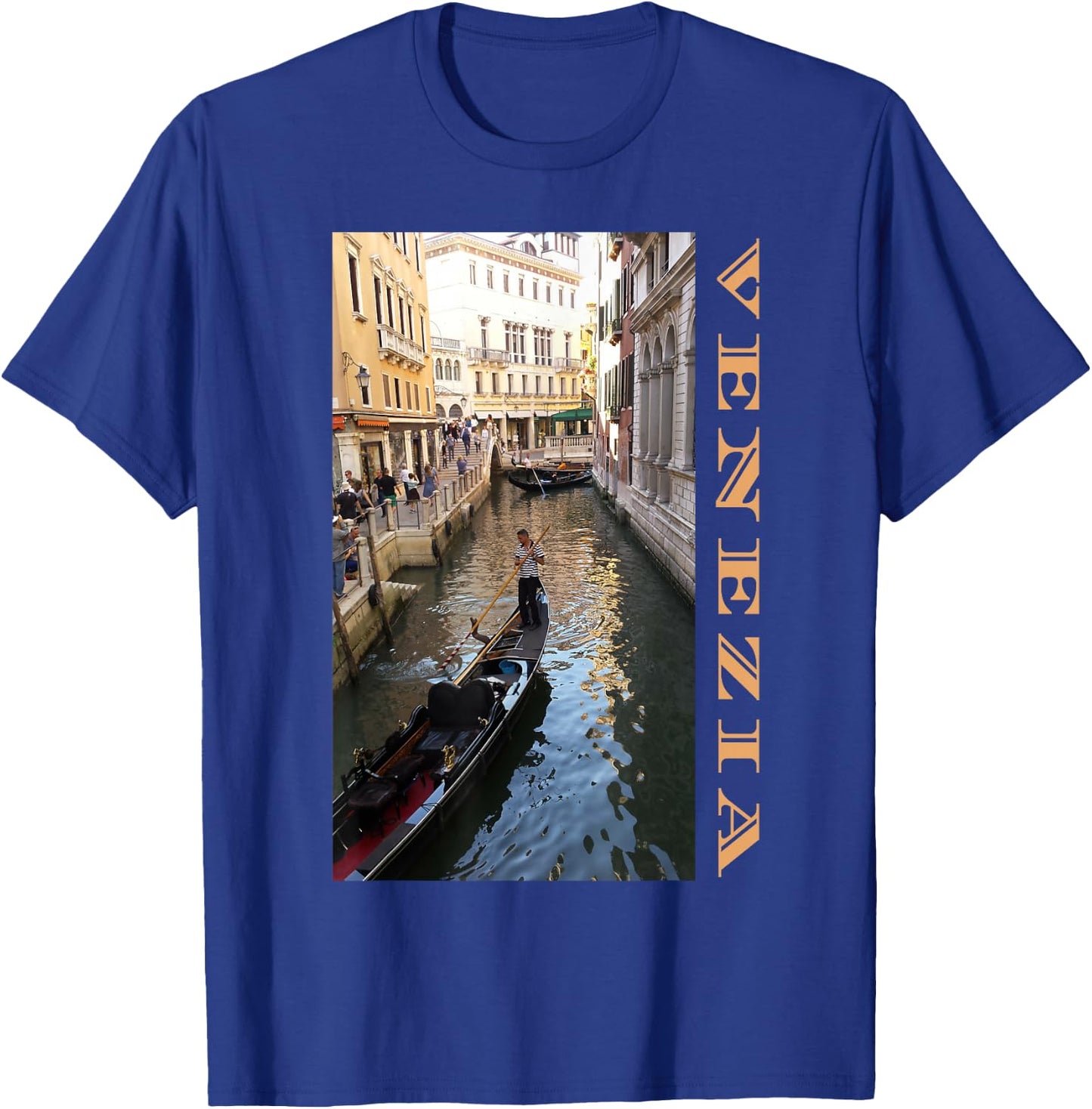 Venezia Venice Italy Canals Gondolas City Travel Souvenir T-Shirt - T-Shirt | Royal