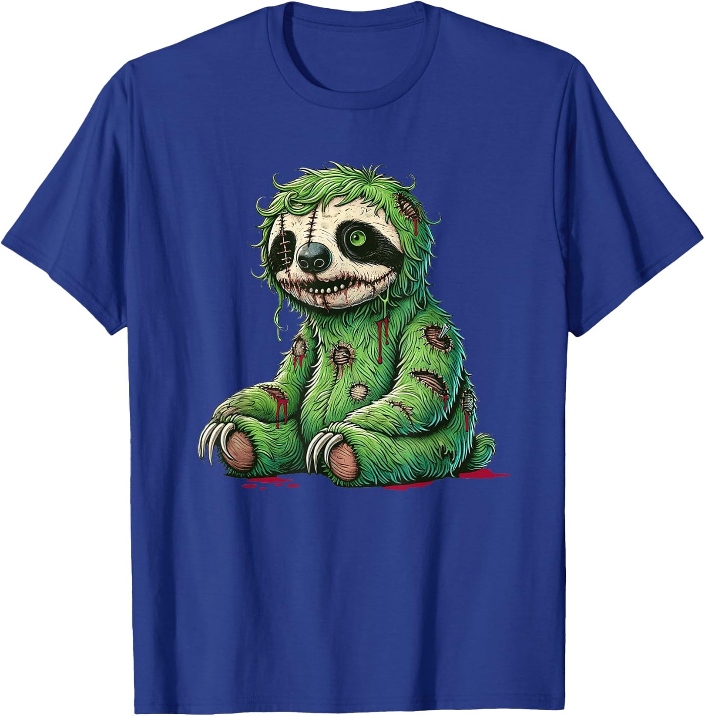 Zombie Sloth Halloween Zombie Sloth Zombie Lover T-Shirt - T-Shirt | Royal