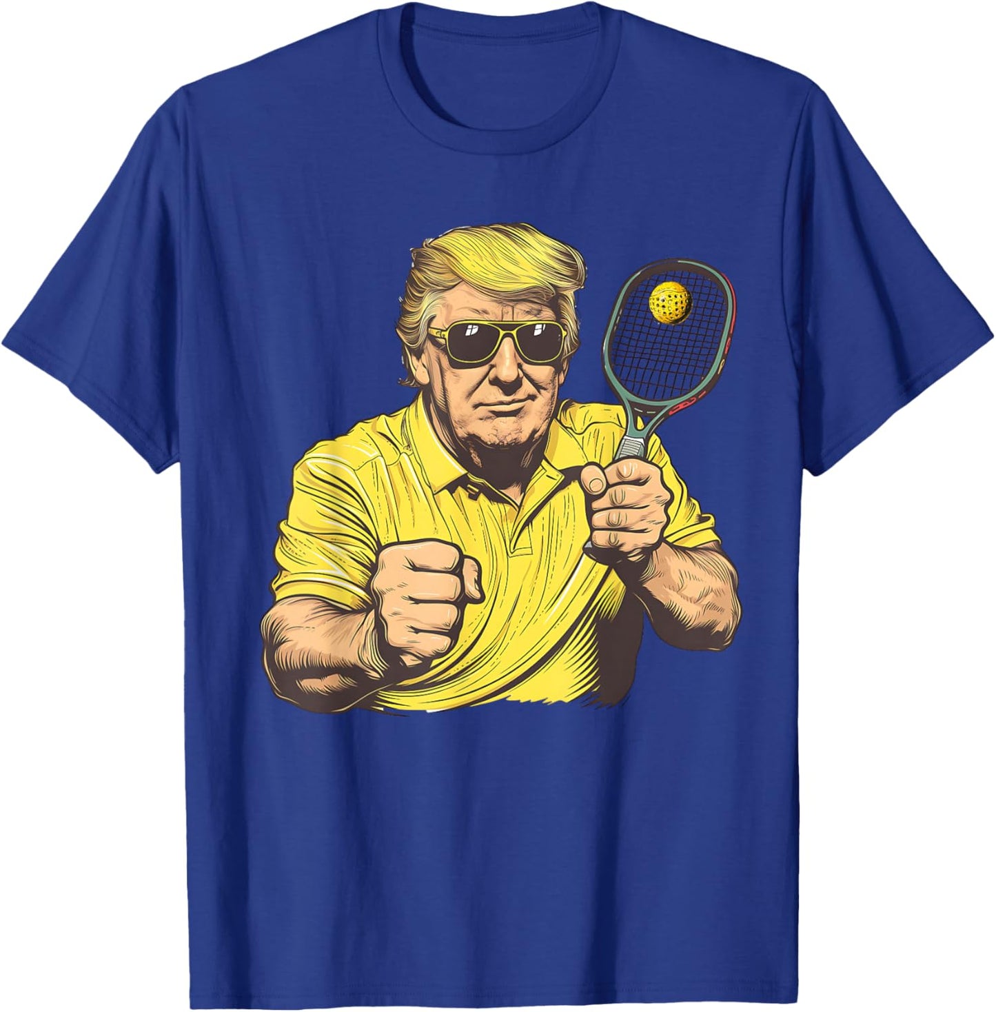 Funny Pickleball Lovers Graphics Pickle Ball Men Women Dad T-Shirt - T-Shirt | Royal