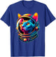 Astronaut Hairless Sphynx Cat Colorful Women Girls Kids T-Shirt - T-Shirt | Royal