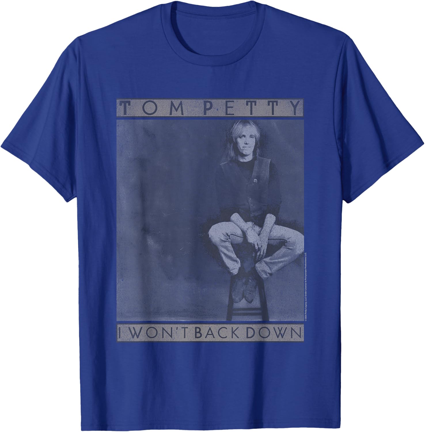 Popfunk Tom Petty I Won't Back Down , Small T-Shirt - T-Shirt | Royal