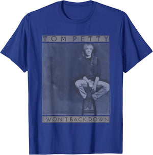 Popfunk Tom Petty I Won't Back Down , Small T-Shirt - T-Shirt | Royal
