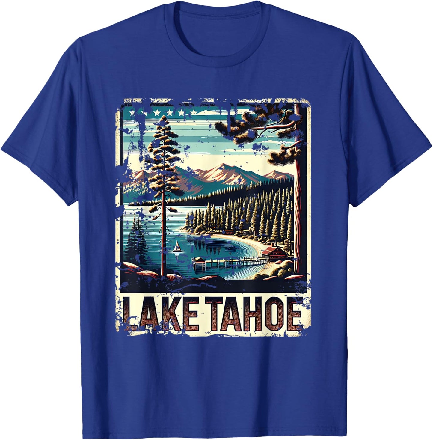 Lake Tahoe T-Shirt - T-Shirt | Royal