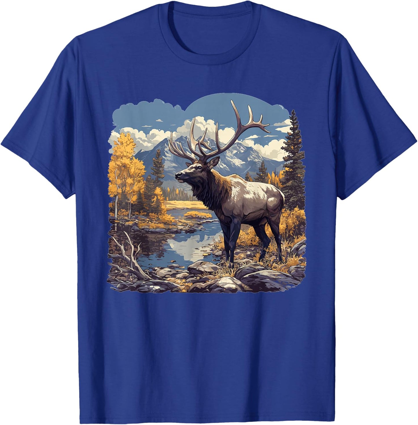 Elks Elk T-Shirt - T-Shirt | Royal